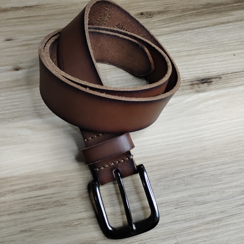 Timberland Dark Brown Leather Belt